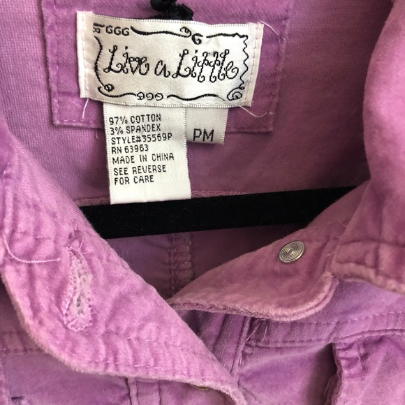 purple velvet jacket Live a Little PM - Picture 5 of 7